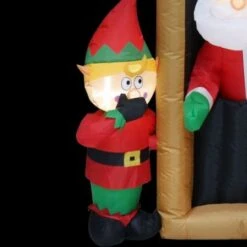 Stockholm Christmas Lights Xmas Inflatable Airpower Santa Toilet Decoration -Christmas Lights Store 277643 2385287 F