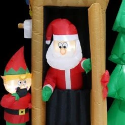 Stockholm Christmas Lights Xmas Inflatable Airpower Santa Toilet Decoration -Christmas Lights Store 277643 2385293 F