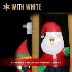 Stockholm Christmas Lights Xmas Inflatable Airpower Santa Toilet Decoration -Christmas Lights Store 277643 2385297 F