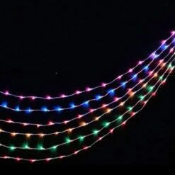NEW Stockholm Christmas Lights 3m Waterful Star Light Rainbow 200 LEDs Decor -Christmas Lights Store 277649 2385337 F