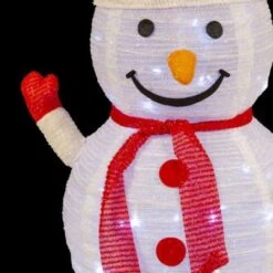 Stockholm Christmas Lights LED Light Pop Up Snowman Mesh Tinsel 70 Cm 45 LEDs 15 Stockholm Christmas Lights LED Light Pop Up Snowman Mesh Tinsel 70 Cm 45 LEDs -Christmas Lights Store 277661 2385453 F