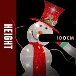 Stockholm Christmas Lights LED Light Flat Snowman Family Mesh Tinsel 3pc 90 LEDs -Christmas Lights Store 277663 2385471 F