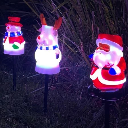 Stockholm Christmas Lights Xmas Path Light Disco 3pc 48cm LED Decoration 2 Stockholm Christmas Lights Xmas Path Light Disco 3pc 48cm LED Decoration - Image 2