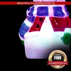 Stockholm Christmas Lights Xmas Path Light Disco 3pc 48cm LED Decoration