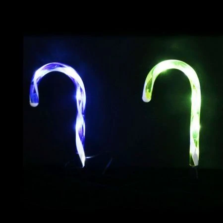 Stockholm Christmas Lights Solar Path Light Mini Candy Cane Multi Color 4pc 7 Stockholm Christmas Lights Solar Path Light Mini Candy Cane Multi Color 4pc - Image 7
