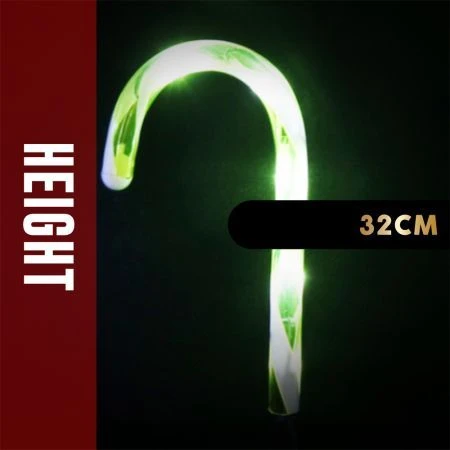 Stockholm Christmas Lights Solar Path Light Mini Candy Cane Multi Color 4pc 4 Stockholm Christmas Lights Solar Path Light Mini Candy Cane Multi Color 4pc - Image 4