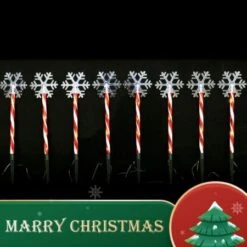 Stockholm Christmas Lights Solar Path Light Candy Snowflake Cool White LEDs 8pc 17 Stockholm Christmas Lights Solar Path Light Candy Snowflake Cool White LEDs 8pc -Christmas Lights Store 277681 2385625 F