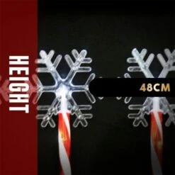 Stockholm Christmas Lights Solar Path Light Candy Snowflake Cool White LEDs 8pc 12 Stockholm Christmas Lights Solar Path Light Candy Snowflake Cool White LEDs 8pc -Christmas Lights Store 277681 2385631 F