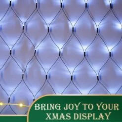 Stockholm Christmas Lights Xmas Net Light 720 LEDs Cool White Outdoor Decor -Christmas Lights Store 277695 2385767 F
