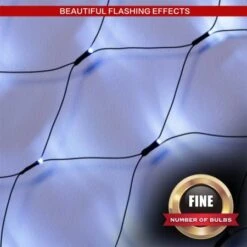 Stockholm Christmas Lights Xmas Net Light 720 LEDs Cool White Outdoor Decor -Christmas Lights Store 277695 2385771 F