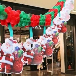 2022 Christmas Decorations Pendants 3PCS 3M Ceiling Pendants Home Decor Creative Atmosphere Scene Layout Flags -Christmas Lights Store 278201 2366613 F