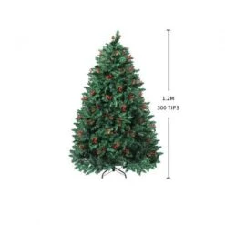 Santaco Christmas Tree 1.2M 4Ft Pinecone Decorated Xmas Home Garden Decorations 10 Santaco Christmas Tree 1.2M 4Ft Pinecone Decorated Xmas Home Garden Decorations -Christmas Lights Store 278711 2373593 F
