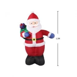 Santaco Inflatable Christmas Decor Sack Santa 1.2M LED Lights Xmas Party -Christmas Lights Store 278795 2374265 F