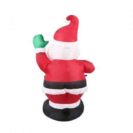 Santaco Inflatable Christmas Decor Waving Santa 1.35M LED Lights Xmas Party 2 Santaco Inflatable Christmas Decor Waving Santa 1.35M LED Lights Xmas Party - Image 2