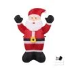 Santaco Inflatable Christmas Decor Cheerful Santa 1.2M LED Lights Xmas Party