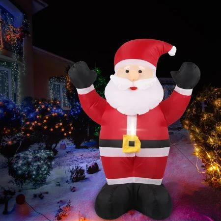Santaco Inflatable Christmas Decor Cheerful Santa 1.2M LED Lights Xmas Party 7 Santaco Inflatable Christmas Decor Cheerful Santa 1.2M LED Lights Xmas Party - Image 7