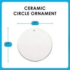 Queen Elizabeth II 2022 Platinum Jubilee Christmas Ornament Platinum Jubilee Commemorative - The Queen's Platinum Jubilee Emblem Merry Christmas Tree Decoration Xmas Ceramic Ornaments