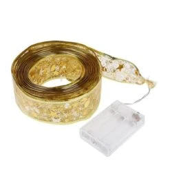 50LED 5M Fairy String Lights Battery Christmas Ribbon Bows Xmas Tree Decor -Christmas Lights Store 279445 2382799 F