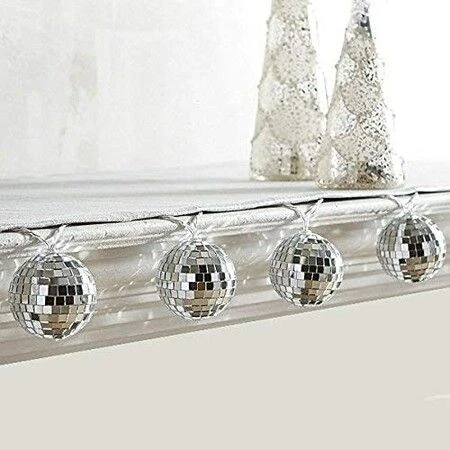 20 LED Disco Lights, Disco Ball Mirror, LED String Lights For Party, Christmas Lights (Multicolor) 1 20 LED Disco Lights, Disco Ball Mirror, LED String Lights For Party, Christmas Lights (Multicolor)