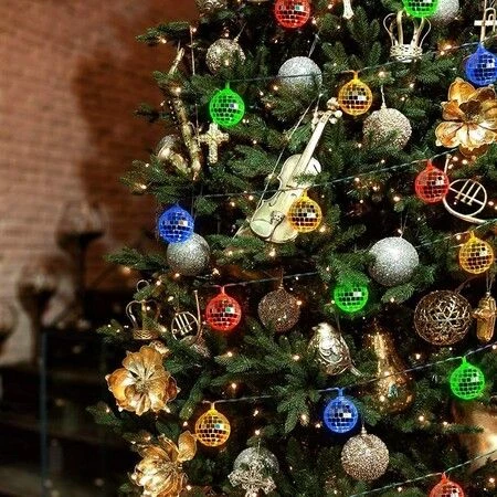 20 LED Disco Lights, Disco Ball Mirror, LED String Lights For Party, Christmas Lights (Multicolor) 6 20 LED Disco Lights, Disco Ball Mirror, LED String Lights For Party, Christmas Lights (Multicolor) - Image 6