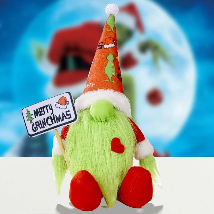 2022 Faceless Gnome Green Grinch Plush Grinch Doll Christmas Plush Doll Christmas Decorations For Xmas Party Table Home Decor 5 2022 Faceless Gnome Green Grinch Plush Grinch Doll Christmas Plush Doll Christmas Decorations For Xmas Party Table Home Decor - Image 5