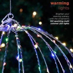 25cm Sphere Glowing Display-Christmas Ornaments Holiday Christmas Party Decorations