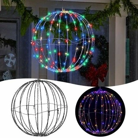 25cm Sphere Glowing Display-Christmas Ornaments Holiday Christmas Party Decorations 3 25cm Sphere Glowing Display-Christmas Ornaments Holiday Christmas Party Decorations - Image 3