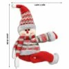 Christmas Curtain Buckle Holder Home Plush Doll Decoration Snowman