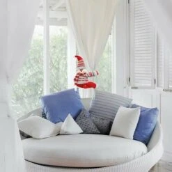 Christmas Curtain Buckle Holder Home Plush Doll Decoration Snowman -Christmas Lights Store 279867 2389395 F