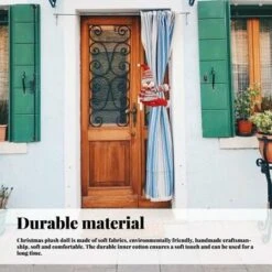 Christmas Curtain Buckle Holder Home Plush Doll Decoration Snowman -Christmas Lights Store 279867 2389397 F