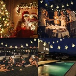 12M 100LED Star String Lights 8 Modes Solar Powered Twinkle Fairy Lights Outdoor, Gardens, Lawn Patio, Landscape, Christmas, Warm White 11 12M 100LED Star String Lights 8 Modes Solar Powered Twinkle Fairy Lights Outdoor, Gardens, Lawn Patio, Landscape, Christmas, Warm White -Christmas Lights Store 279883 2389511 HD