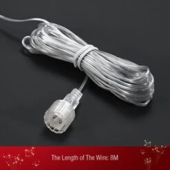 180cm Christmas LED Light Snowman Decoration Strip Home Display Xmas Outdoor House Holiday Ornaments Folding 8 Flickering Effects -Christmas Lights Store 279995 2390789 HD