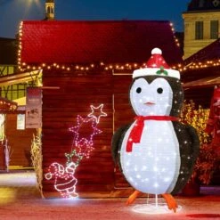 180cm Penguin Christmas Light LED Strip Xmas Decoration Home Display Outdoor House Holiday Ornament Folding 8 Flickering Effects -Christmas Lights Store 279999 2390851 HD