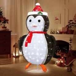 180cm Penguin Christmas Light LED Strip Xmas Decoration Home Display Outdoor House Holiday Ornament Folding 8 Flickering Effects -Christmas Lights Store 279999 2390853 HD