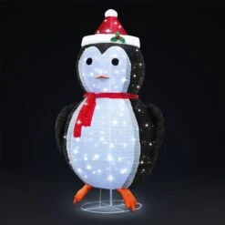 180cm Penguin Christmas Light LED Strip Xmas Decoration Home Display Outdoor House Holiday Ornament Folding 8 Flickering Effects -Christmas Lights Store 279999 2390855 HD