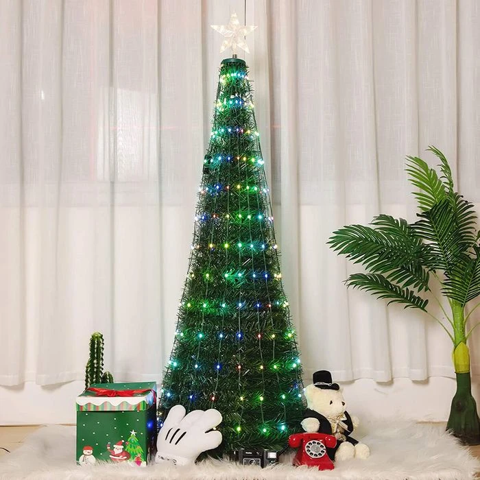 180cm Christmas Tree With RGB LED Light Xmas Spruce Artificial Holiday Decor Ornament Indoor Remote Control 18 Lighting Modes 10 180cm Christmas Tree With RGB LED Light Xmas Spruce Artificial Holiday Decor Ornament Indoor Remote Control 18 Lighting Modes - Image 10