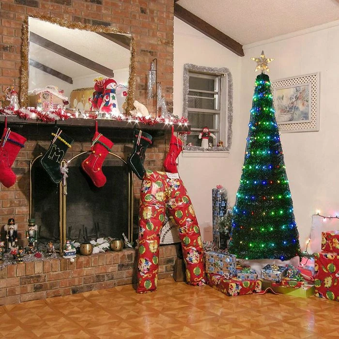 180cm Christmas Tree With RGB LED Light Xmas Spruce Artificial Holiday Decor Ornament Indoor Remote Control 18 Lighting Modes 9 180cm Christmas Tree With RGB LED Light Xmas Spruce Artificial Holiday Decor Ornament Indoor Remote Control 18 Lighting Modes - Image 9