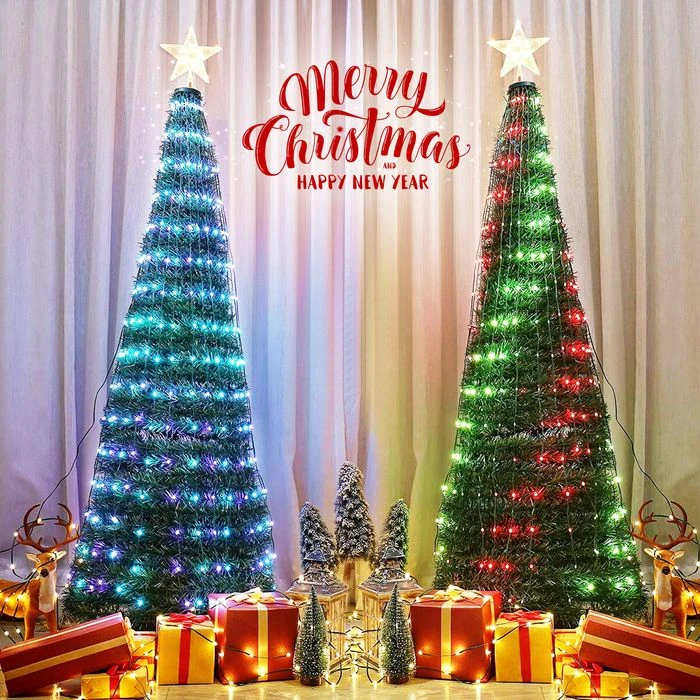 180cm Christmas Tree With RGB LED Light Xmas Spruce Artificial Holiday Decor Ornament Indoor Remote Control 18 Lighting Modes 8 180cm Christmas Tree With RGB LED Light Xmas Spruce Artificial Holiday Decor Ornament Indoor Remote Control 18 Lighting Modes - Image 8