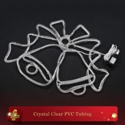 Christmas LED Light Strip Rope Xmas Bell Decor Holiday Ornament Outdoor Indoor 60 X 40CM -Christmas Lights Store 280027 2391213 HD