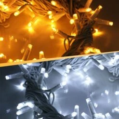 10m Christmas LED Light String Strip Rope Xmas Tree Decor Holiday Ornament Outdoor Indoor IP44 Waterproof Bio Colour -Christmas Lights Store 280037 2391341 HD