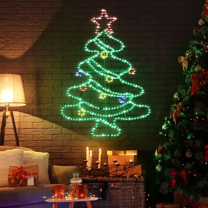 Solight Christmas Tree Light LED Strip Rope Xmas Decoration Holiday Ornament Outdoor Indoor IP65 125x88cm XL Size 10 Solight Christmas Tree Light LED Strip Rope Xmas Decoration Holiday Ornament Outdoor Indoor IP65 125x88cm XL Size - Image 10