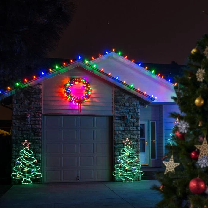 Solight Christmas Tree Light LED Strip Rope Xmas Decoration Holiday Ornament Outdoor Indoor IP65 125x88cm XL Size 4 Solight Christmas Tree Light LED Strip Rope Xmas Decoration Holiday Ornament Outdoor Indoor IP65 125x88cm XL Size - Image 4