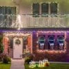 Solight LED Strip Rope Christmas Lights Santa Claus Xmas Holiday Decoration Light Outdoor Indoor IP65 100x52cm L Size