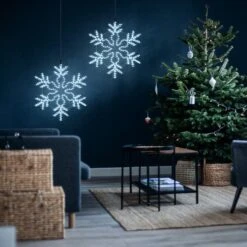 Solight Christmas LED Light Snowflake Strip Rope Xmas Decoration Holiday Ornament Outdoor Indoor IP65 80x75cm M Size 22 Solight Christmas LED Light Snowflake Strip Rope Xmas Decoration Holiday Ornament Outdoor Indoor IP65 80x75cm M Size -Christmas Lights Store 280071 2391741 HD