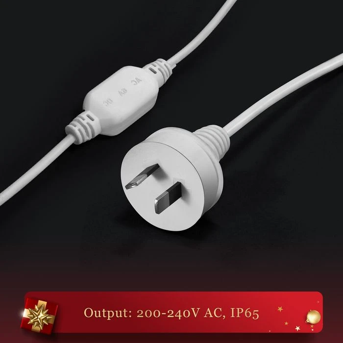 Solight Christmas LED Light Snowflake Strip Rope Xmas Decoration Holiday Ornament Outdoor Indoor IP65 80x75cm M Size 5 Solight Christmas LED Light Snowflake Strip Rope Xmas Decoration Holiday Ornament Outdoor Indoor IP65 80x75cm M Size - Image 5