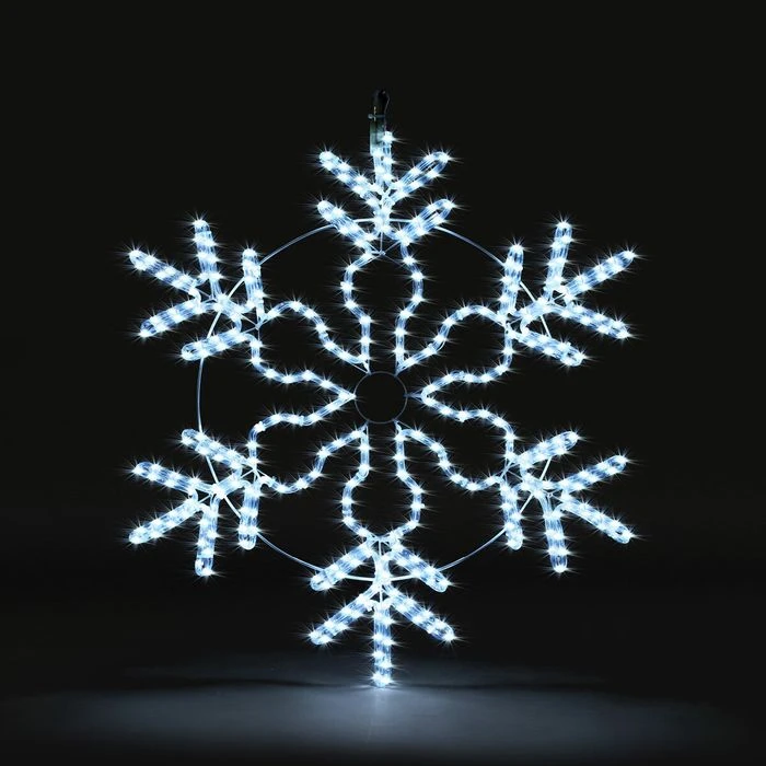 Solight Christmas LED Light Snowflake Strip Rope Xmas Decoration Holiday Ornament Outdoor Indoor IP65 80x75cm M Size 3 Solight Christmas LED Light Snowflake Strip Rope Xmas Decoration Holiday Ornament Outdoor Indoor IP65 80x75cm M Size - Image 3
