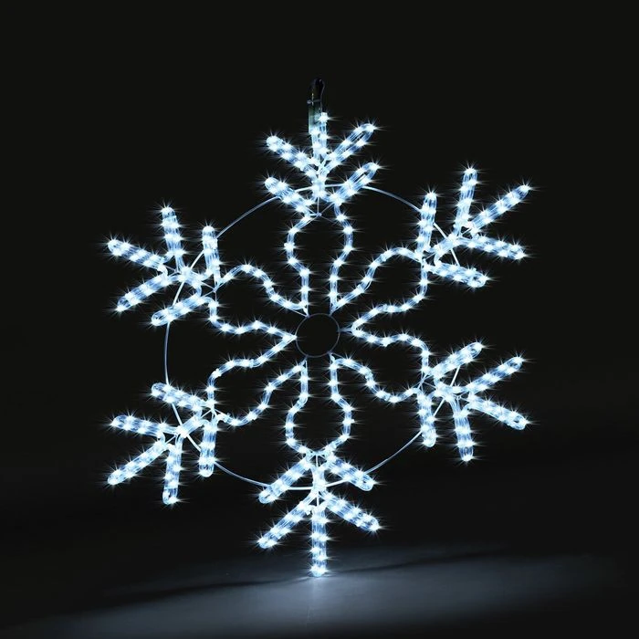 Solight Christmas LED Light Snowflake Strip Rope Xmas Decoration Holiday Ornament Outdoor Indoor IP65 80x75cm M Size 2 Solight Christmas LED Light Snowflake Strip Rope Xmas Decoration Holiday Ornament Outdoor Indoor IP65 80x75cm M Size - Image 2