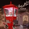Christmas LED Street Light Snowing Xmas Decoration Ornaments Lamp Lantern Music Indoor Outdoor 180CM