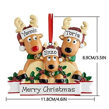 2022 Personalised Family Of Christmas Tree Bauble Decoration Hallmark Hanging Ornament Family Of 4,5,7 2 2022 Personalised Family Of Christmas Tree Bauble Decoration Hallmark Hanging Ornament Family Of 4,5,7 - Image 2