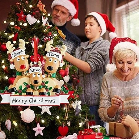 2022 Personalised Family Of Christmas Tree Bauble Decoration Hallmark Hanging Ornament Family Of 4,5,7 3 2022 Personalised Family Of Christmas Tree Bauble Decoration Hallmark Hanging Ornament Family Of 4,5,7 - Image 3